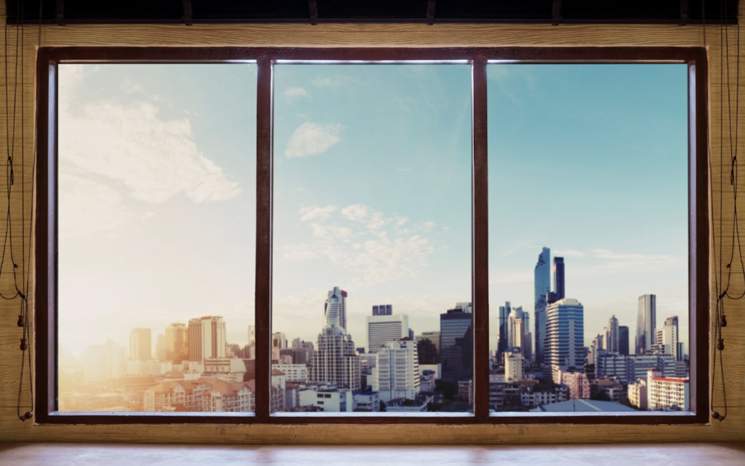 Energy-efficient Low-E double-pane windows installed in a Southern California home by My Window Solutions, designed for heat control and noise reduction.