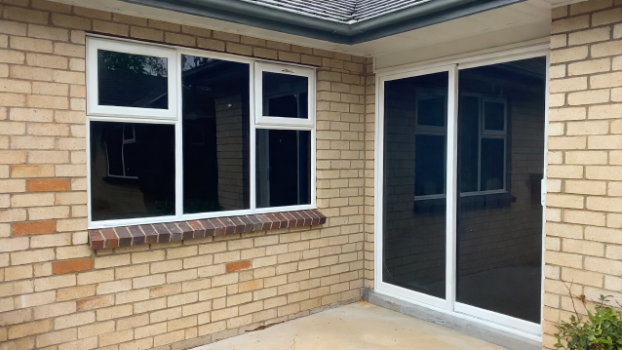 Modern window and door replacement installed by My Window Solutions to improve comfort and security in a local home